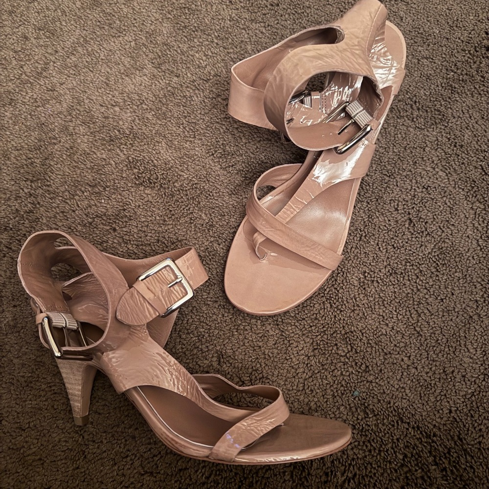 Sigerson Morrison Tan Heeled Sandals